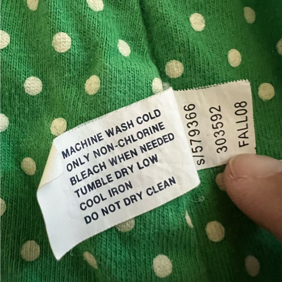 Baby Gap Green Polka Dot Coat - Picture 7 of 8